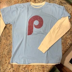 Boys Philadelphia Phillies Vintage Long Sleeve T.